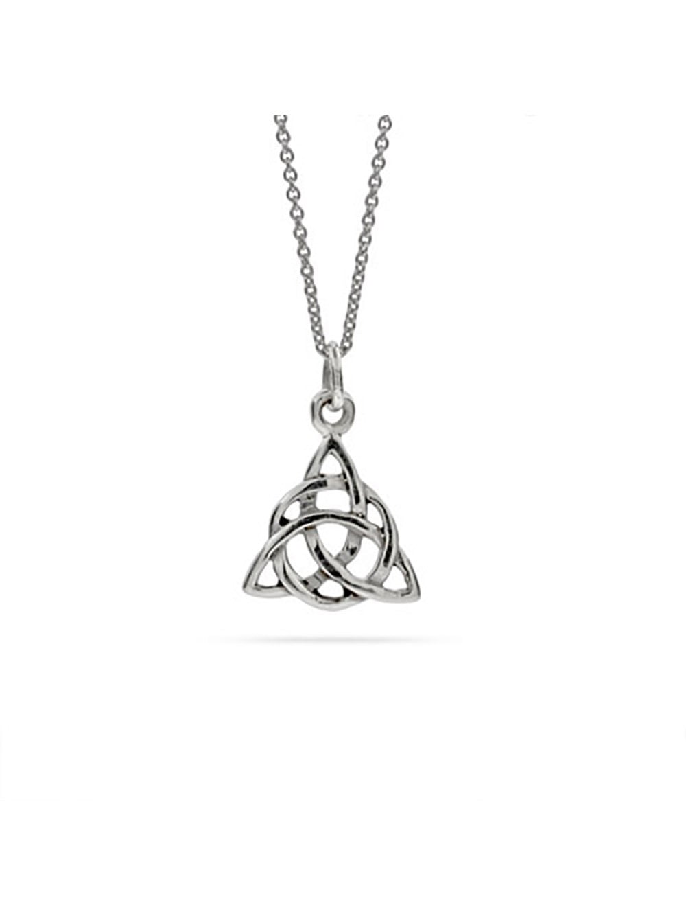Genuine .925 Sterling Silver Small Celtic Trinity Knot Pendant