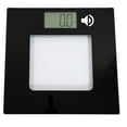 thumbnail image 1 of Báscula digital parlante de vidrio extra ancho - Báscula con pantalla visual y de voz precisa para peso corporal - Máximo de 395 libras - Vidrio de seguridad de gran ancho - Pantalla LCD grande - Ence, 1 of 5
