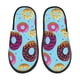 thumbnail image 1 of Fotbe Donuts Pantuflas Peludas para Mujer con Estampado, Zapatillas de Peluche, Zapatos de Invierno para Casa, Uso Interior y Exterior-Medium, 1 of 8