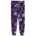 thumbnail image 3 of Men's Camouflage Print Jogger Pajama Pants, Drawstring Two Pocket Cuffed Lounge Sleep Trousers Nightwear Slacks, Purple, S, 3 of 6