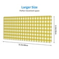 thumbnail image 4 of Vsdgher Yellow Checkboard for Mouse Pad with Stitched Edges,Desk mat for Laptop,Computer & PC, Wristing Pad for Gamer,Office & Home,12 x 31.5 in, 4 of 8