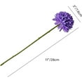 thumbnail image 2 of 12pcs Green Flowers Silk Ball Chrysanthemum Artificial Flowers 12.5" for Home Kitchen Wedding Party Decorations New Year Spring, 2 of 6