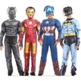 thumbnail image 4 of Disfraz de superhéroe de Los Vengadores Endgame, hulk, iron man, Capitán América, spider man, superhombre, Pantera Negra, thor, máscara de disfraz, 4 of 5