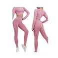 thumbnail image 1 of Set Deportivo Top Manga Larga Sports Store I Brown Talla G Rosa, 1 of 2