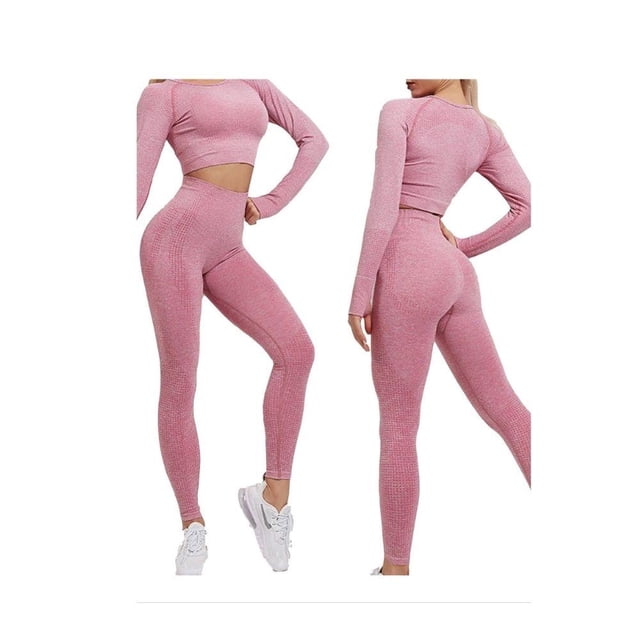Set Deportivo Top Manga Larga Sports Store I Brown Talla G Rosa