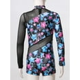 thumbnail image 6 of CHICTRY Girls Long Sleeve Gymnastics Leotard Ballet Dance Biketard Short Unitard Dancewear Polka Dot Starry 16, 6 of 7