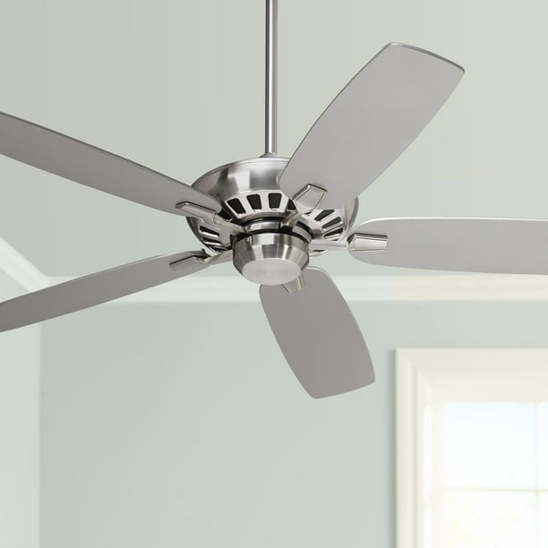 52 Casa Vieja Modern Ceiling Fan With Remote Control Brushed Nickel For Living Room Kitchen Bedroom Family Dining Walmart Com Walmart Com