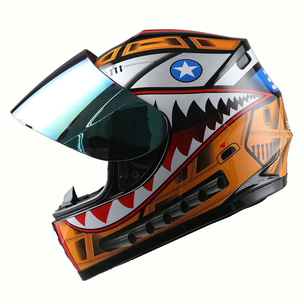 WOW Motorcycle Youth Kids Street Bike BMX MX Full Face Helmet KYB15CLS