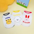 thumbnail image 3 of CSChome Pet Vest Dog Vest Adorable Soft Comfortable Cartoon Rabbit Pattern Dog Blouse Shirt Daily Wear Dog Shirt, 3 of 7