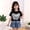 Black1, variant on Toddler Girls Fashion Outfits Set- Casual Short Sleeve Cute Baby Summer Clothes Embroidered T Shirts and Denim Shorts White Size 1 T
