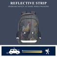 thumbnail image 5 of Backpack 12.9 *5.1 * 17.7 Inches Outing Backpack, Shopping Backpack, Travel Backpack Colorful Big Rooster, 5 of 7