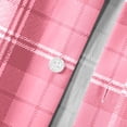 thumbnail image 6 of hotojiny Men's Long-Sleeve Shirt Casual Regular-Fit Plaid Shirt Vintage Button Front Work Casual Collared Top(Pink,Small), 6 of 7