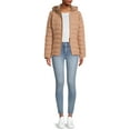 thumbnail image 2 of Time and Tru Women's and Plus Packable Stretch Zip Up Puffer Jacket, 2 of 5