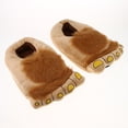 thumbnail image 4 of Novedad Navidad Furry Hobbit Zapatillas Zapatos De Interior Para Hombres Y Mujeres Sunnimix Zapatilla Peluda Hombres Mujeres, 4 of 8