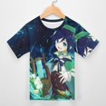 thumbnail image 3 of Genshin Impact Kids Short Sleeve Tee Shirt Novelty Crewneck T-Shirts Unisex Summer Blouse Tops for Boys Girls 100CM, 3 of 8