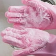 thumbnail image 3 of Thick Silicone Rubber Kitchen Cleaning Gloves Household for Dishwashing Model-01, 3 of 6