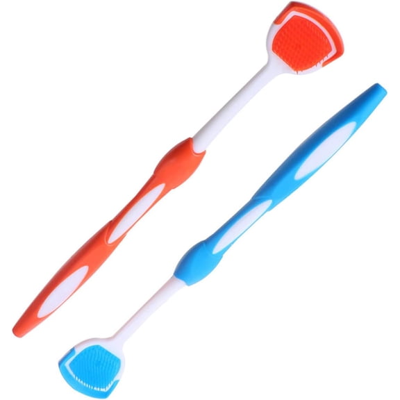Tongue Cleaner 2Pcs s Brushes for Adult Tongue Scrapers Tongue Scrubbers Adult Tongue Brushes Tongue Scraper