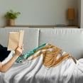 thumbnail image 3 of Anime Soft Flannel Fleece Throw Blanket, Pixie Girl Caricature with a Long Green Hair and Wings Fantasy Elf, Cozy Plush for Indoor and Outdoor Use, 70" x 90", Sea Green Ginger, by Ambesonne, 3 of 5