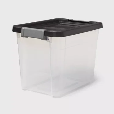 30qt Heavy Duty Latching Clear Storage Box