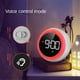 thumbnail image 4 of Reloj despertador infantil, con doble alarma, luz nocturna de brillo ajustable, activado por voz, reloj despertador para niños., 4 of 5