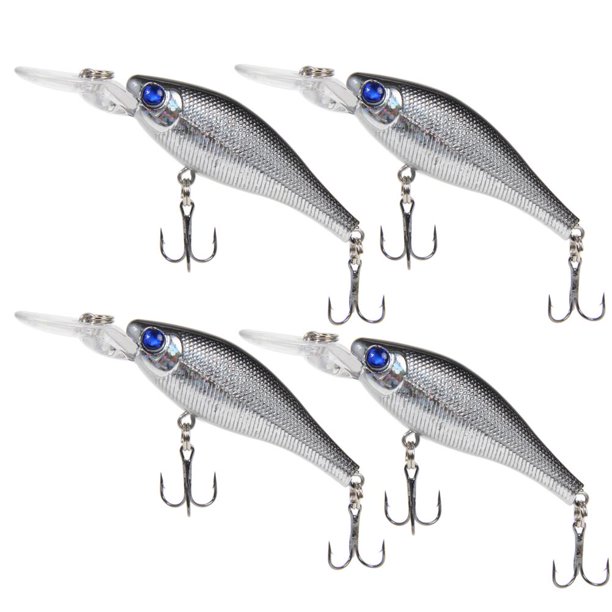 Tmvgtek 4 Unids/Lote Señuelos De Pesca 8,5 Cm/8G Cebos Artificiales Abordar Anzuelos De Ojos De Pez 3D Tmvgtek Para estrenar