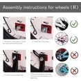 thumbnail image 4 of Training Wheels Flash Mute Wheel Bicycle Compatible for Bikes of 12 14 16 18 20 Inch, 4 of 5