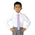 thumbnail image 3 of Spring Notion Boys' Mottled Linen Zipper Necktie, 3 of 5