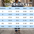 thumbnail image 3 of Mens Long Sleeve Polo Shirts Lapel Collar Button Pullover Color Block Denim Patchwork Lightweight Trendy Daily Casual Shirt Light Purple XXL, 3 of 8