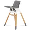 Dream On Me Nibble Wooden Highchair | Compact High Chair | Light weight | Portable |Removable Seat Cover I Adjustable Tray I Baby and Toddler