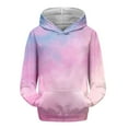 thumbnail image 4 of Mercatoo Teen Girls Tie Dye Cute Hoodies Cotton Fleece Warm Pullover Sweatshirts Tween Kids Long Sleeve Hoodie with Pockets, 4 of 7