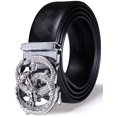 thumbnail image 1 of Cinturón Barry.Wang Ratchet con hebilla automática con diamantes de imitación de dragón, 1 of 8