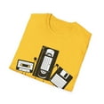 thumbnail image 4 of Vintage Graphic Funny TShirt Cassette VHS Tape Floppy Disc, 4 of 7