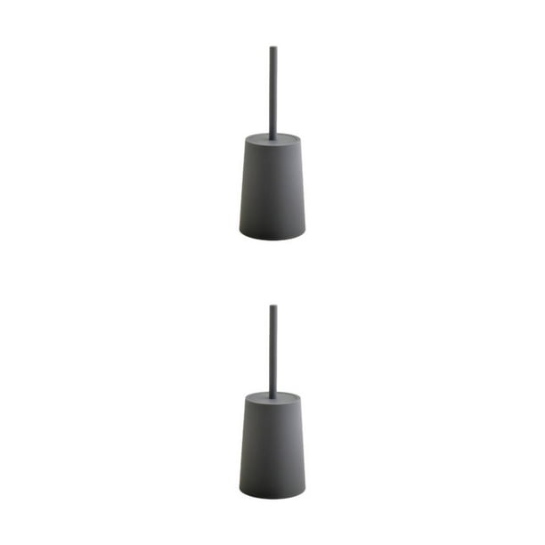 Juego de escobillas para inodoro Naiovety con base gris 37x18x13cm