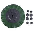 thumbnail image 1 of Lotus Leaf Shape Solar Fountain Solar Water Pump DC Brushless Water Pump Garden Pool Pond Outdoor Solar Panel Fountain Floating Fountain Garden Decora_Perfect Gift, 1 of 4