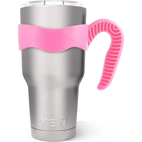 Tumbler Handle for YETI Rambler Cup, Anti Slip Travel Mug Grip Cup Holder for Stainless Steel Tumblers, Yeti, Ozark Trail, Rtic,Sic and More Tumbler Mugs BPA Free ( 20OZ,30OZ)
