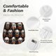 thumbnail image 4 of Balery Butterfly Skull Pantalones cortos deportivos para mujer con forro y dos bolsillos, elásticos, para entrenamiento, gimnasio, yoga-X-Large, 4 of 7