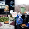 thumbnail image 2 of RYLABLUE Happy Halloween Set of 6 Coaster for Drinks, Absorbent Ceramic Stone Coasters Cup Mat with Cork Base for Home Kitchen Room Coffee Table Bar Decor, 2 of 4