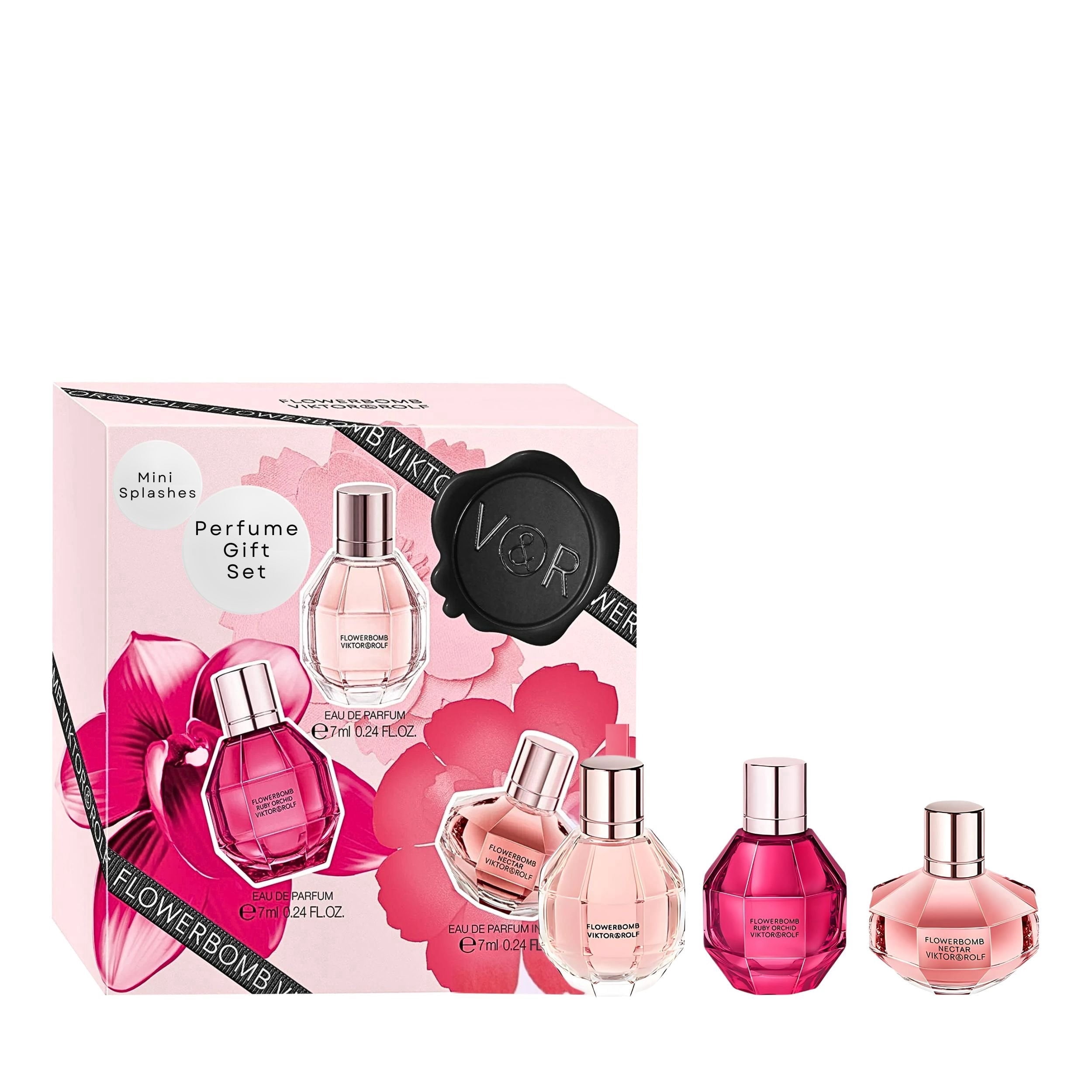 mini perfume PINKセット4本 Viktor & Rolf 4 Piece Miniature Collection - Parfum Set - Walmart.com
