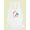 thumbnail image 3 of Happy Narwals Iv Racerback Tank Women -June Erica Vess Designs, Female x-Large, 3 of 4