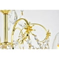 thumbnail image 6 of St. Francis 6 Light Gold Transitional Chandelier Clear Royal Cut Crystal, 6 of 6