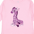 thumbnail image 4 of Inktastic Girl Giraffe Boys or Girls Long Sleeve Toddler T-Shirt, 4 of 5