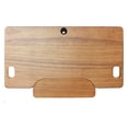 thumbnail image 4 of Pemberly Row Large Height Adjustable Standing Desk Converter - Teak Wood Grain, 4 of 6