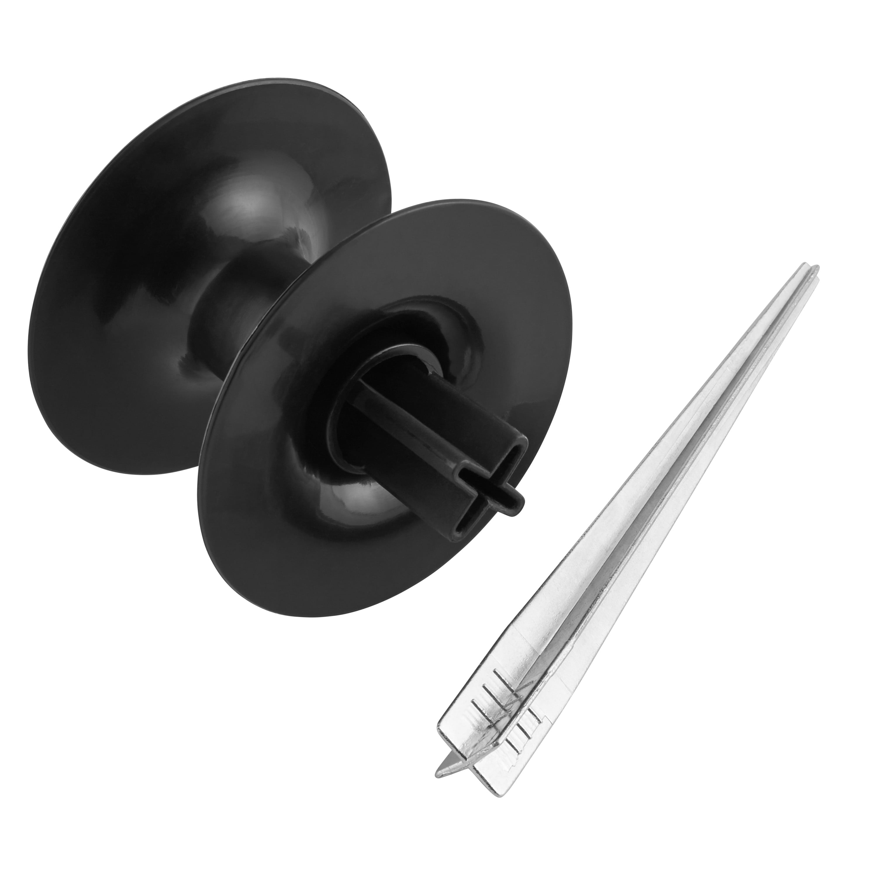 WM13510 Expert Gardener Hose Guide, Garden T-Stake, Black Tangle Resistant 12in