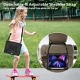 thumbnail image 6 of Compatible with iPad Pro 11 2022/2021/2020/2018/Air 4/Air 5, Case for Kids Boy Girl Gift, Cute Butterfly Wings Kickstand Shockproof Silicone Heavy Duty Rugged Cover with Shoulder Strap - Black, 6 of 7