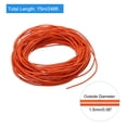 thumbnail image 2 of Silicone Wire 26AWG 26 Gauge Flexible Tinned Copper Standard High-Temperature Hookup Wire Orange 75m/246ft, 2 of 6