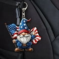 thumbnail image 4 of Independence Day Four Dwarfs 2D Flat Acrylic Car Pendant Decoration for Rearview Mirror, 4 of 6