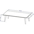 thumbnail image 3 of Manhattan Comfort Utopia Engineered Wood Coffee Table in Off White, 3 of 3