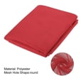 thumbnail image 4 of Uxcell 59" Mesh Fabric Slightly Stretchy for Backpack Pocket,Netting Bags, Clothes Net Dark Red 1 Yard, 4 of 6