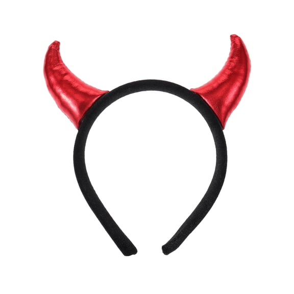 Way To Celebrate Halloween Women's Devil Horns Headband, Red