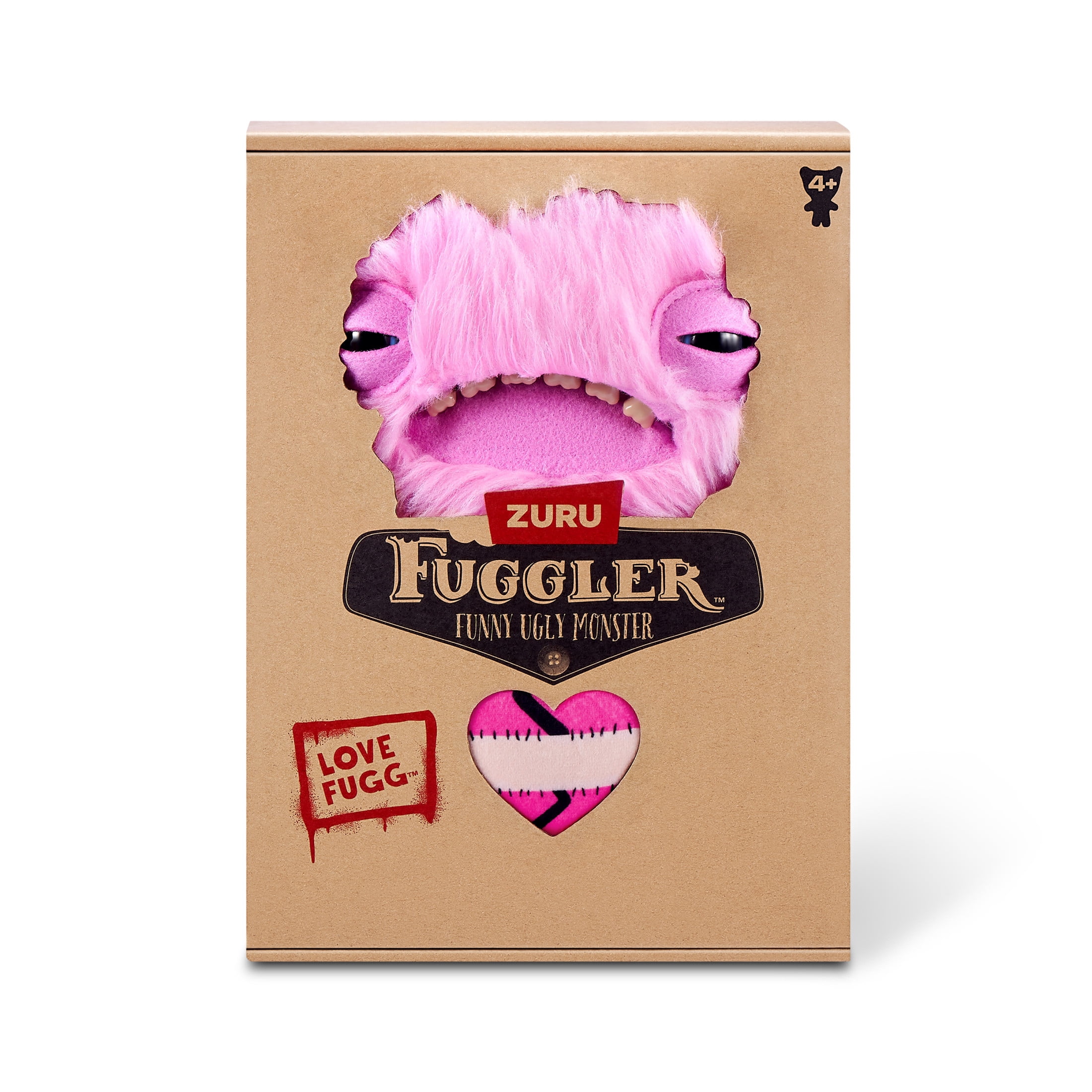 Fuggler Love Fugg 9 inch (Wide Eyed Weirdo), Funny Ugly Monster Soft Plush Toy by ZURU